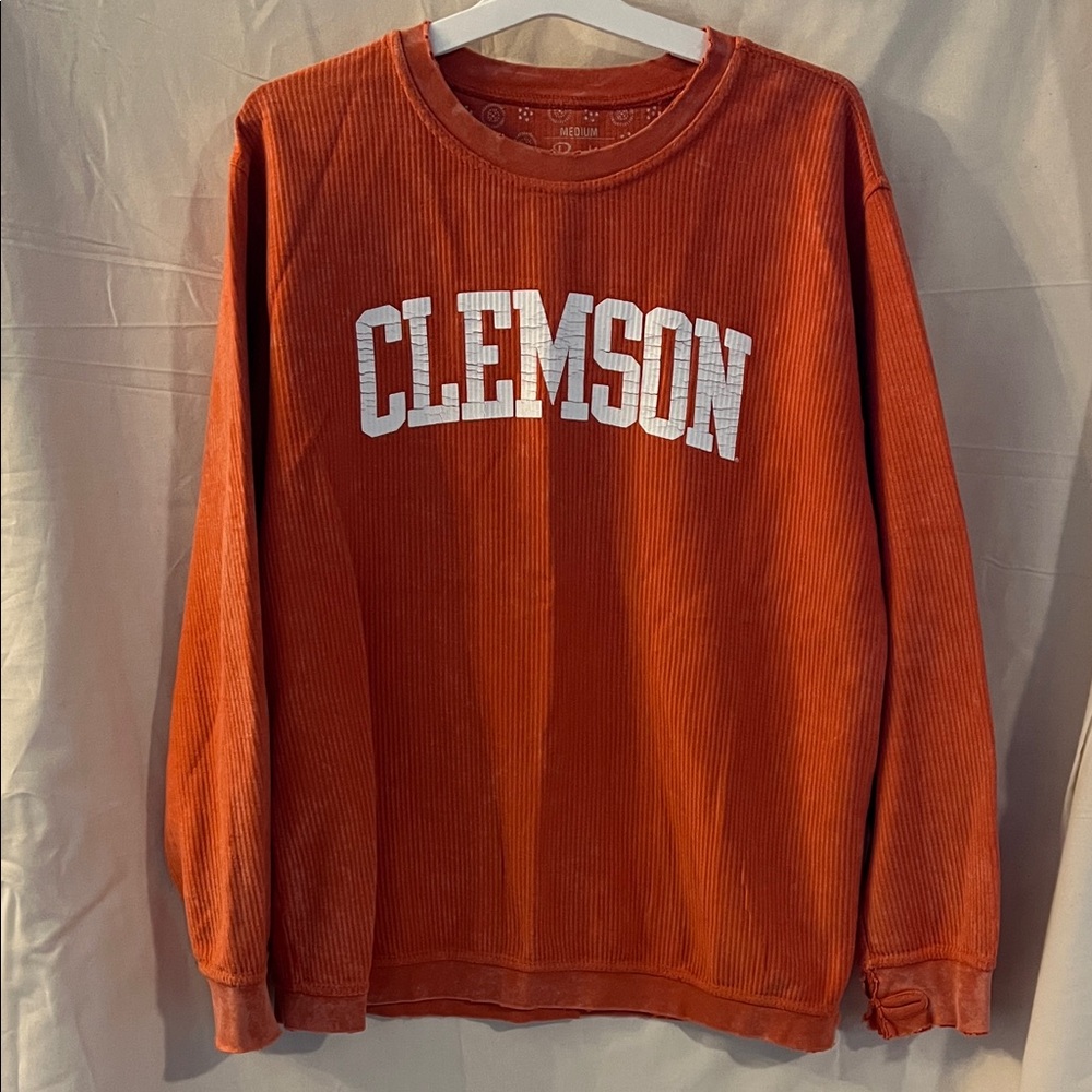 Pressbox Clemson Orange Crewneck Sweater